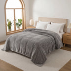 Frazada panal de abeja ROYALe flannel CAMPOMAYO