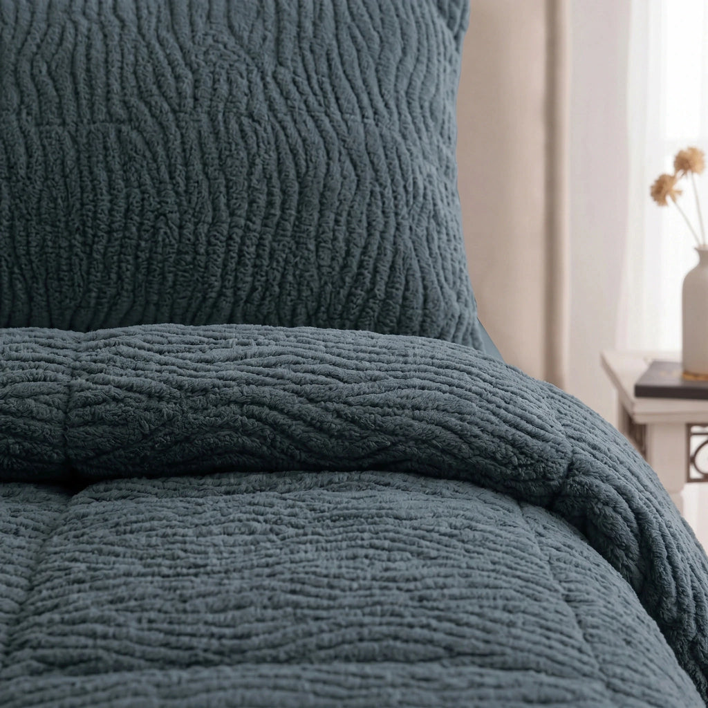 Acolchado jacquard sherpa pesado corderito CHILL&HOME