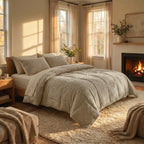 Acolchado jacquard sherpa pesado corderito CHILL&HOME
