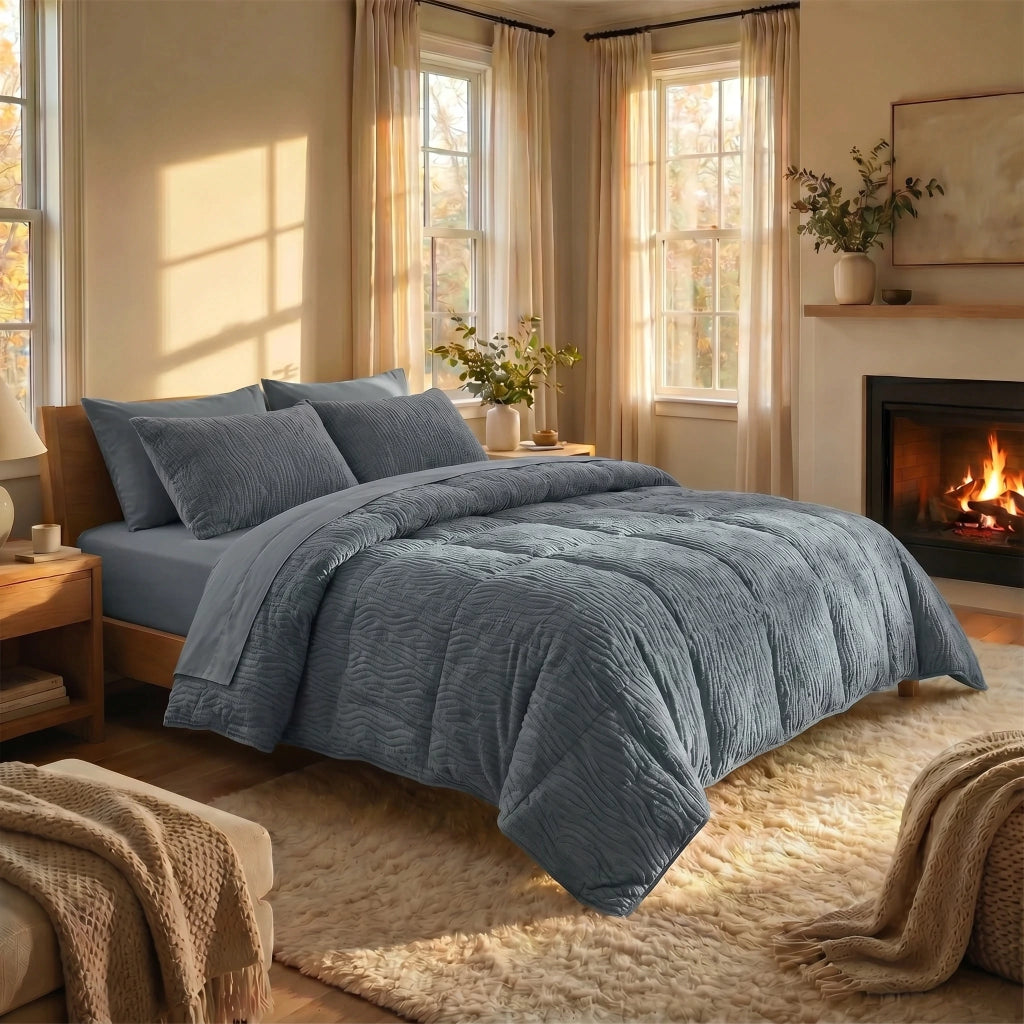Acolchado jacquard sherpa pesado corderito CHILL&HOME
