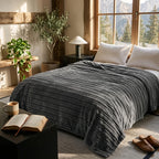 Frazada acanalada flannel taiwan CHILL&HOME