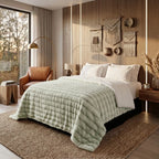 Acolchado ondulado rabbit fur sherpa CHILL&HOME