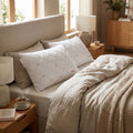 Set x 2 almohadas bordadas matelaseadas CAMPOMAYO