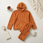 Pijama conjunto polar teddy con capucha PARIS