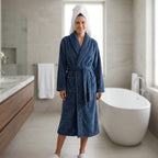Bata de baño flannel jacquard PARIS