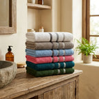 Toallón de baño rayado dry luiza TEKA 100% algodón