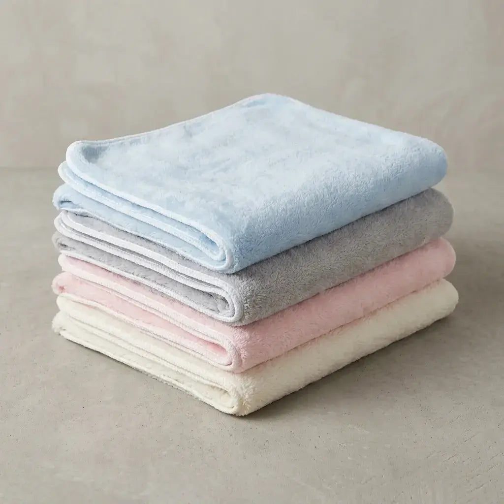 Toallón secado rápido plush burbujas