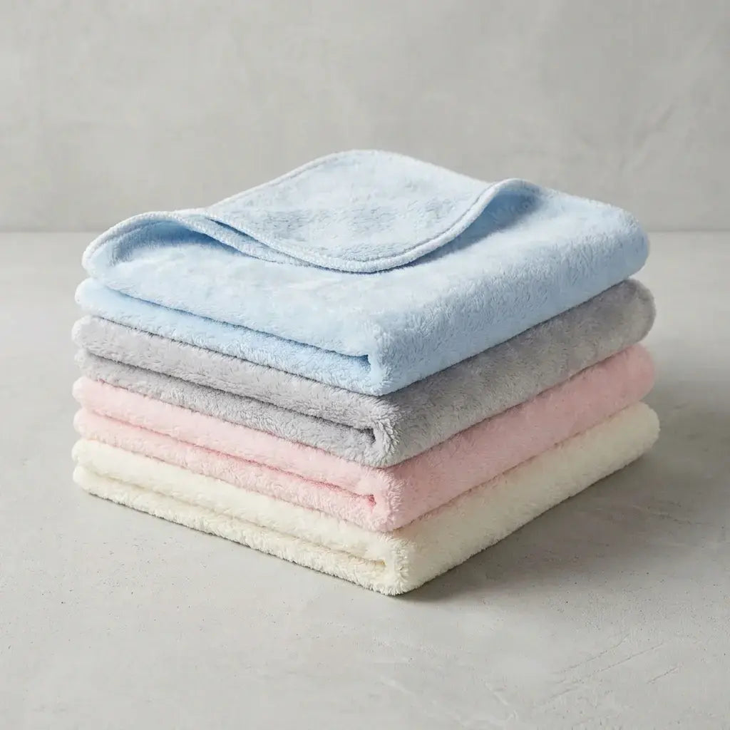 Toallón secado rápido plush burbujas